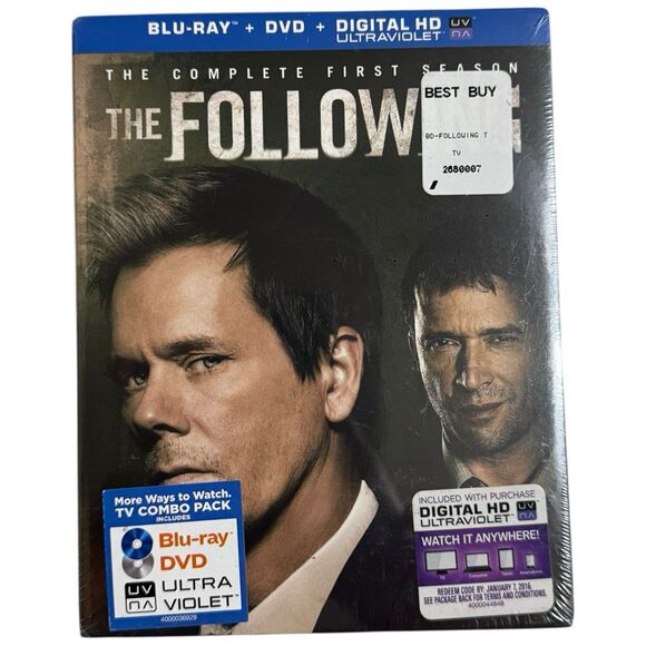 The Following The Complete First Season Kevin Bacon Blu Ray DVD HD Digital HD UV - Picture 1 of 2